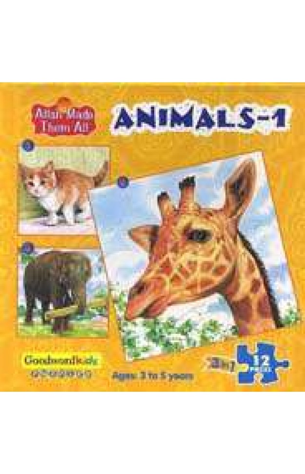 Animals 1: Box of Three Puzzles