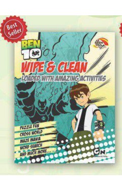 Ben10 Wipe &amp; Clean Yellow Blue -