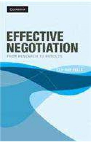 Effective Negotiation  From Research to Results