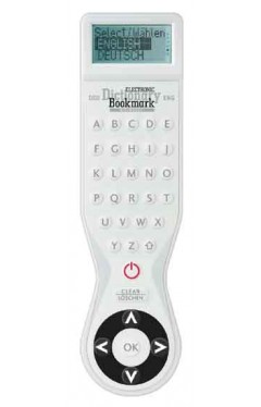 Electronic Dictionary Bookmark  Bilingual : EnglishGerman / GermanEnglish