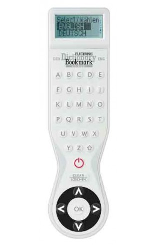 Electronic Dictionary Bookmark  Bilingual : EnglishGerman / GermanEnglish