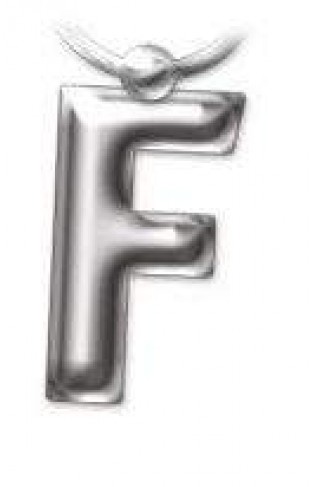 Initial Keyring Letter F 2206