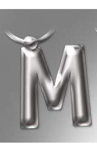 Initial Keyring Letter M