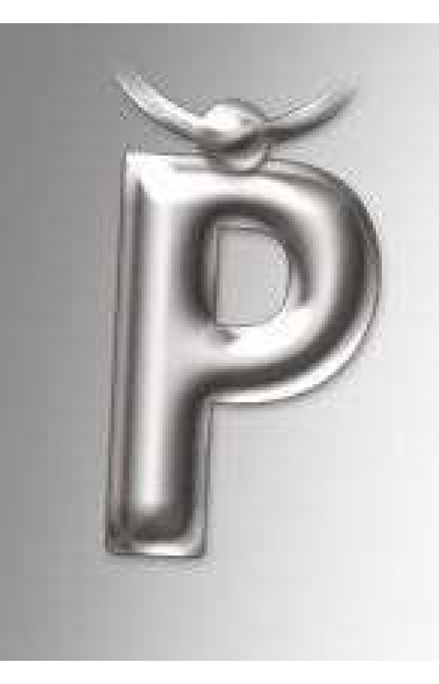 Initial Keyring Letter P