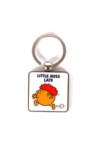 NEW Mr Men Keyring Little Miss Late