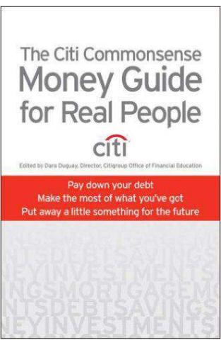 The Citi Commonsense Money Guide For Real People Citi 