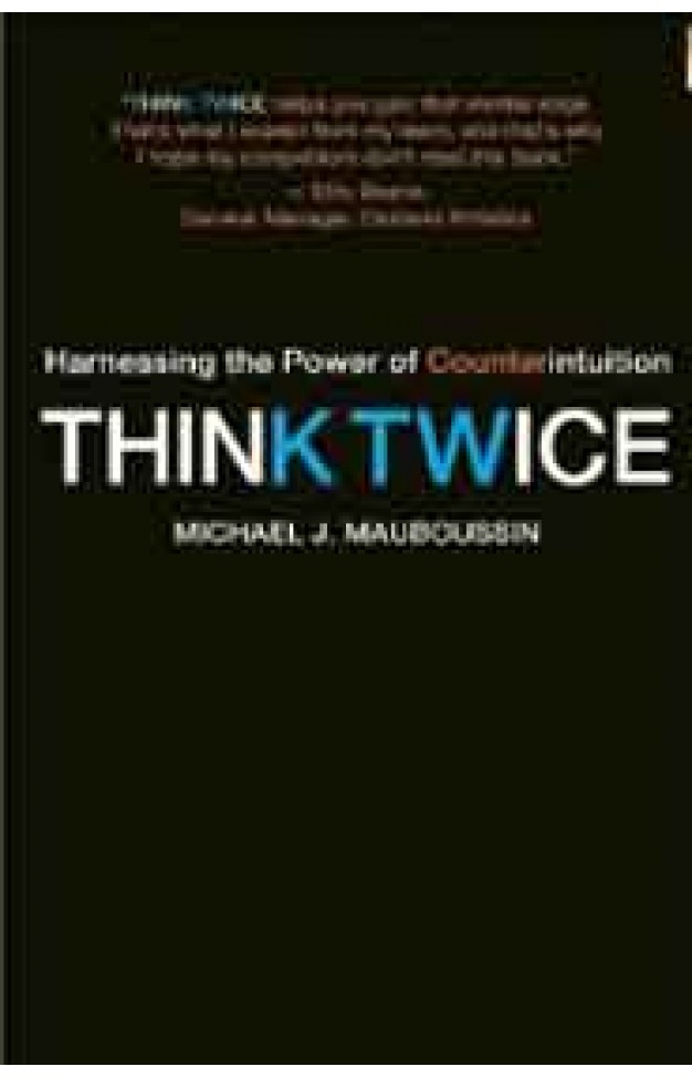 Think Twice Harnessing the Power of Counter intuition
