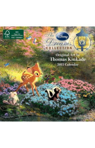 Thomas Kinkade: The Disney Dreams Collection 2015 Mini Wall Calendar