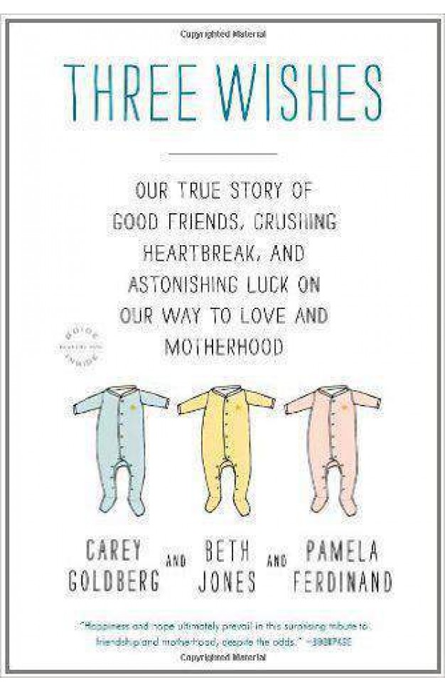 Three Wishes: A True Story of Good Friends Crushing Heartbreak And Astonishing Luck On Our Way To Love And Motherhood