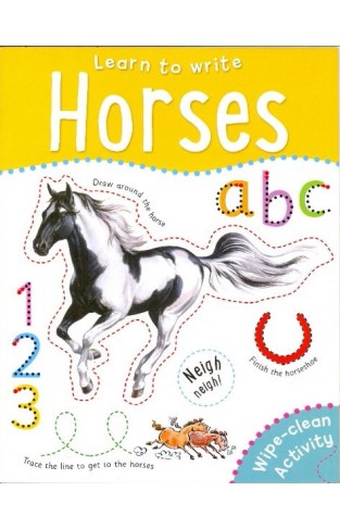 Horses Wipe-Clean Activity Book (Learn to Write) - Paperback