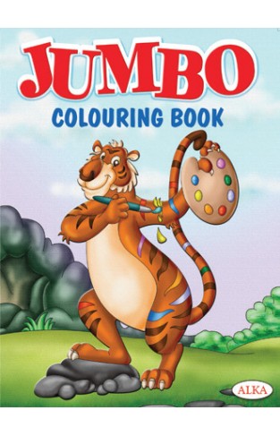 Jumbo Colouring Book (Light Blue)