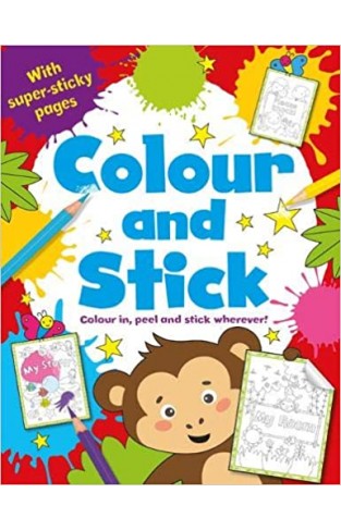 My Sticky Pictures Coloring Book - Paperback