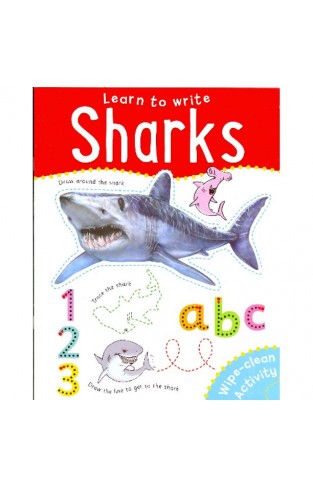 Sharks Wipe-Clean Activity Book (Learn to Write) - Paperback