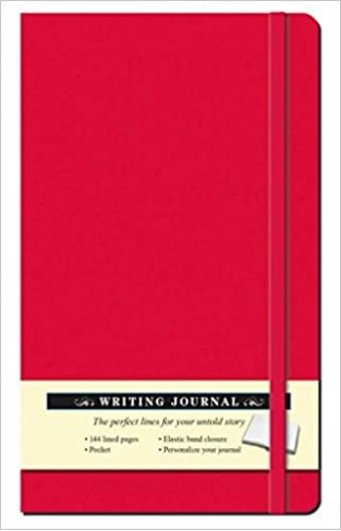 Solid Red Journal - Hardcover