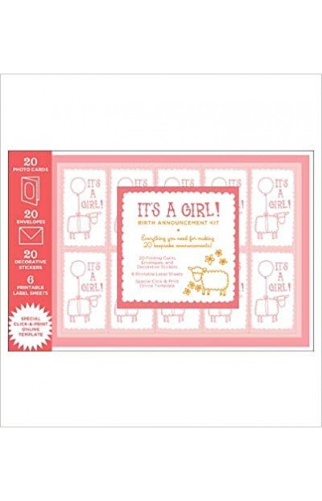 Birth Announcement Kit Girl