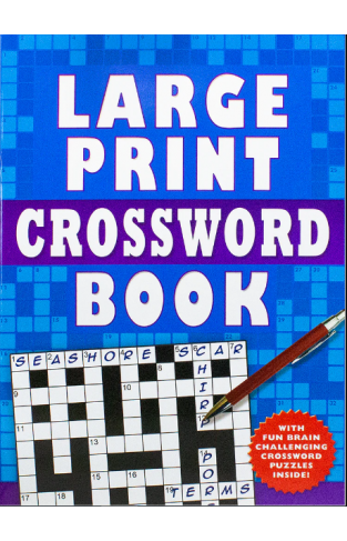 Large Print Crossword Book