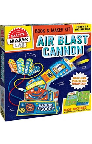 Klutz Maker Lab Air Blast Cannon Science Kit