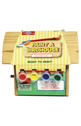 Paint A Bird house Creativity Kit 