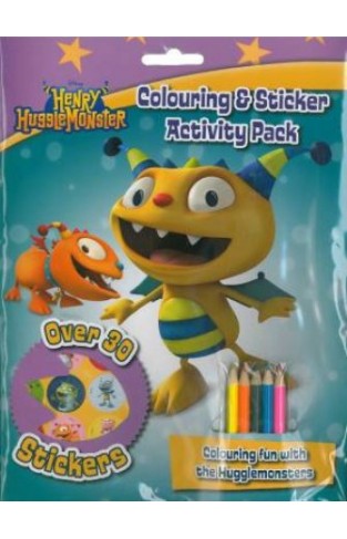 Disney Junior Henry Hugglemonster Colouring & Sticker Activity Fun