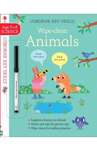 Wipe-Clean Animals 5-6