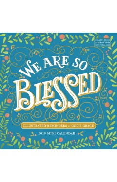 2019 We are So Blessed Mini Wall Calendar