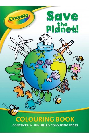 CRAYOLA SAVE THE PLANET COLOURING BOOK