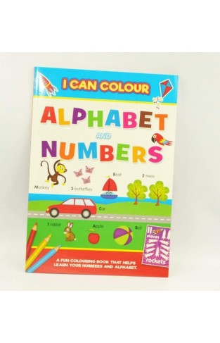 Alligator Books I Can Colour Alphabet and Numbers