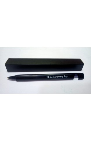 Pen (1% better everyday) - (Black)