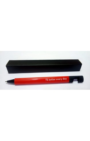 Pen (1% better everyday) - (Red)
