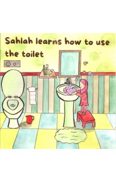 Sahlah learns how to use the toilet