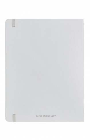 Moleskine : Notebook XL White Leather