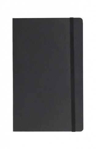 Moleskine : Black Leather cover Notebook