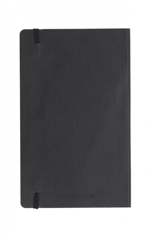 Moleskine : Black Leather cover Notebook