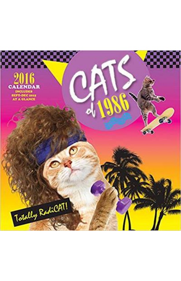 2016 Wall Calendar Cats of 1986