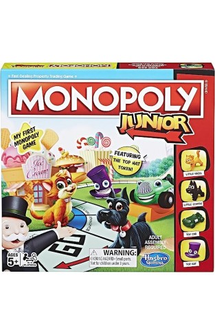 Monopoly Junior Board Game, Ages 5 and up (Board Game)