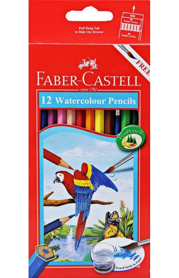Faber-Castell Water Colour Pencils 12 Pcs