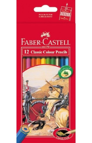 Faber Castell Colour Pencils 12 Pcs  Box
