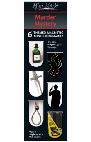 Mini Marks Magnetic Booksmark  (Murder Mystery - 2504)