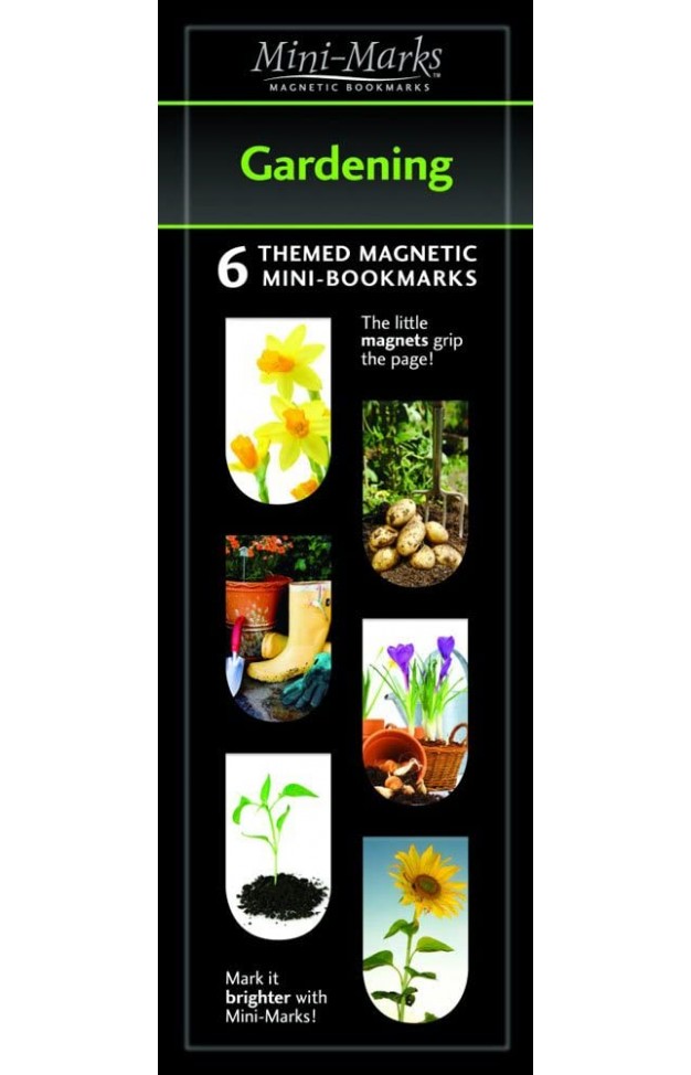 Mini Marks Magnetic Bookmarks Gardening