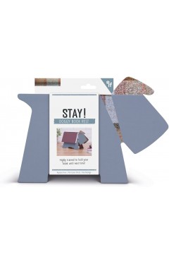 STAY DOGGY BOOK REST  GREY PLAID