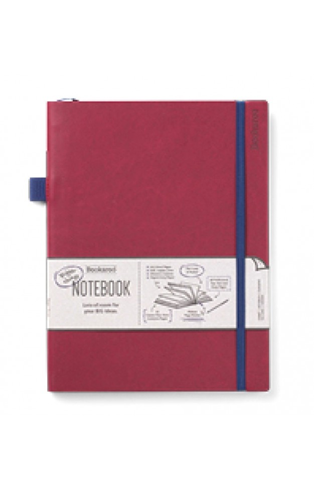 Bookaroo Bigger Things Notebook Journal   Dark Red
