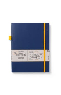 Bookaroo Bigger Things Notebook Journal   Navy