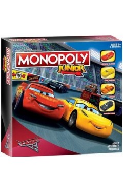 Monopoly Junior: Disney Pixar Cars 3 Edition (Board Game)