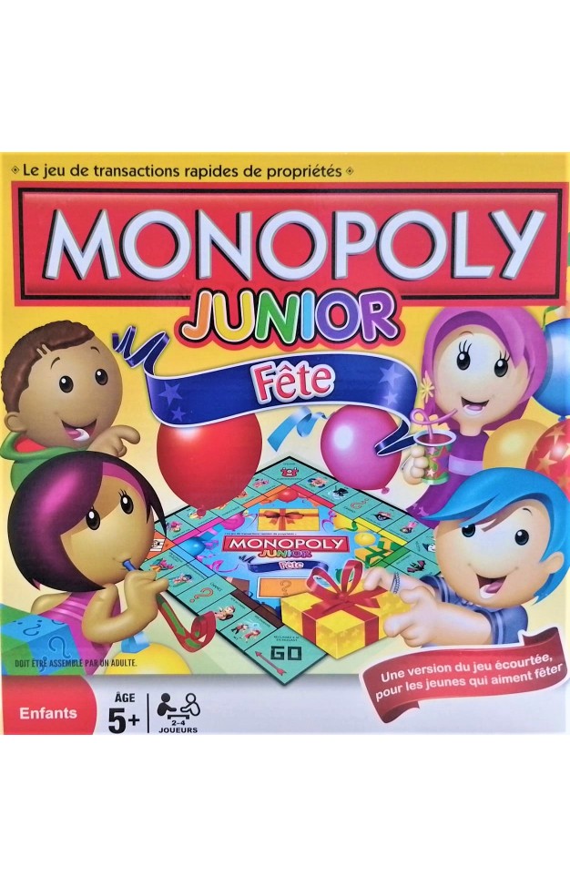MONOPOLY Junior Party Game (Board Game)