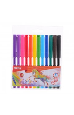 Felt Pens Bright Colours Washable EC10003
