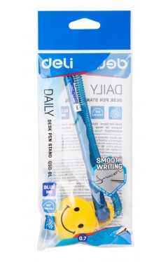 Deli Emoji Desk Pen Stand EQ50 BL