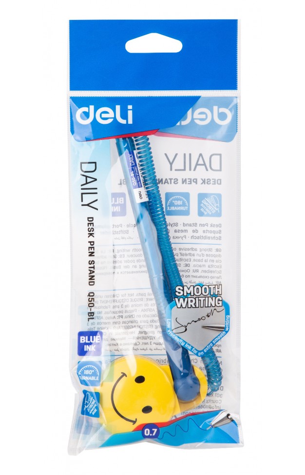 Deli Emoji Desk Pen Stand EQ50 BL