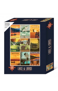 Lake &amp; Lodge 1000-Piece Puzzle
