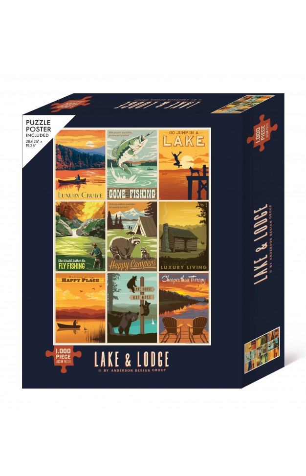 Lake & Lodge 1000-Piece Puzzle