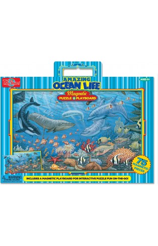 Ocean Life - Magnetic Play board & Puzzle